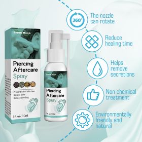 Nanyue Piercing Care Spray, Ear Hole Cleaning, Anti-odor, Swelling And Pain Relief (Option: 1pc)