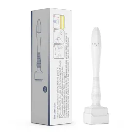 Electric Microneedle Derma Roller Pen With 15pcs Replacement Kit - Microneeding 0.25 Mm Derma Roller Beauty Pen For Women Men Tools - Grey (Option: 140A)