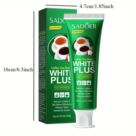 Tea Toothpaste, Plaque Protection, Fresh Breath, Basic Cleaning, Moisturizing Formula, Dental Care Essentials - Prohibited From Being Sold On The (Option: Tea toothpaste)